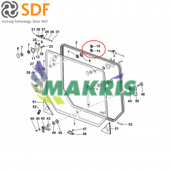 ΤΑΠΑ ΠΙΣΩ ΤΖΑΜΙΟΥ SDF GROUP 2.3199.326.0