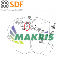 ΣΥΝΔΕΣΜΟΣ ΑΞΟΝΑ PTO DEUTZ AGROTRON MK1/MK2 SDF 04417694 ΓΝΗΣΙΟΣ