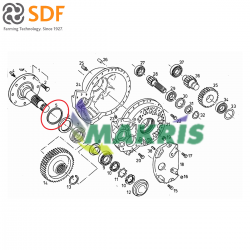 ΔΑΧΤΥΛΙΔΙ ΕΜΠΡΟΣΘΙΟΥ ΑΞΟΝΑ DEUTZ M36.10/M36.30/M36.40 06255681 SDF ΓΝΗΣΙΟ