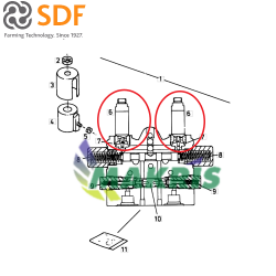 ΕΜΒΟΛΟ ΥΔΡΑΥΛΙΚΟΥ ΘΕΡΙΖΟΑΛΩΝΙΣΤΙΚΩΝ DEUTZ ECTRON/STARLINER SDF 16006849 ΓΝΗΣΙΟ